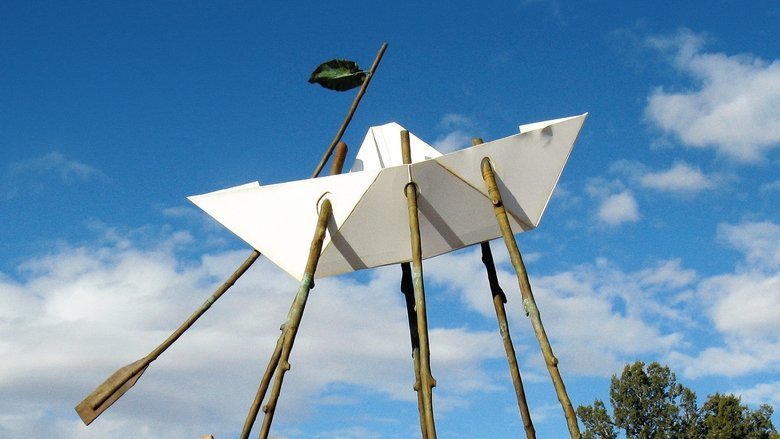 Origami in the Garden Film movie backdrop
