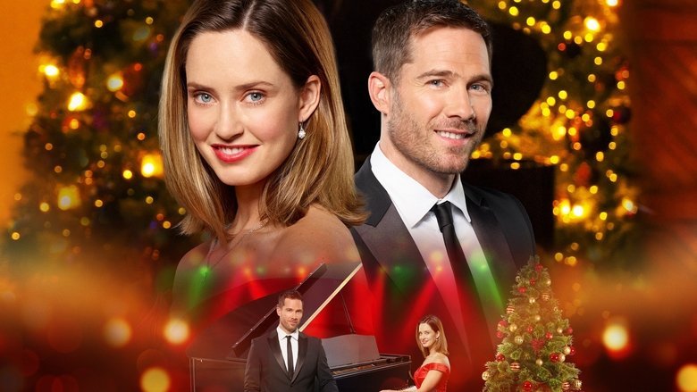 Chateau Christmas movie backdrop