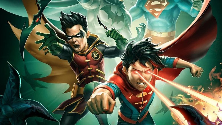 Batman and Superman: Battle of the Super Sons movie backdrop