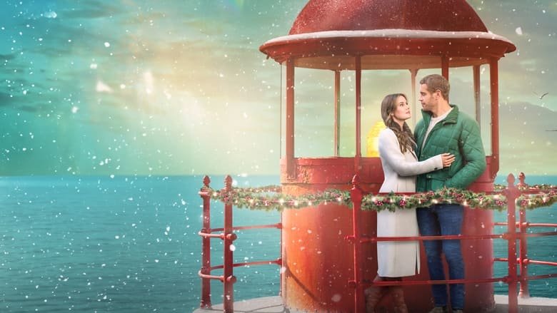 Navigating Christmas movie backdrop