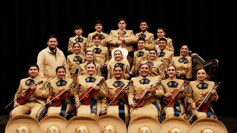 Going Varsity in Mariachi movie backdrop