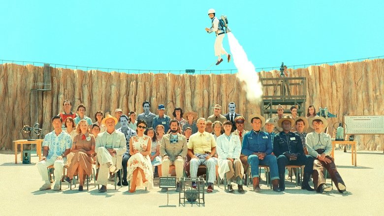 Asteroid City movie backdrop
