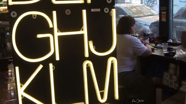 Neon Sign movie backdrop