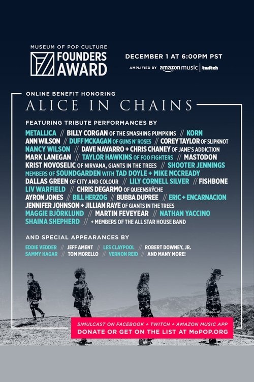 MoPOP Founders Award 2020 Honoring Alice in Chains movie