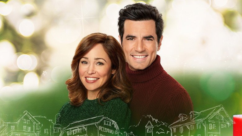 A Glenbrooke Christmas movie backdrop