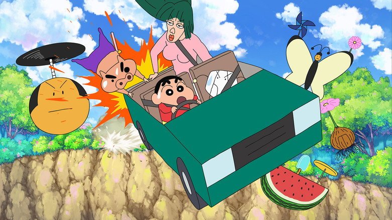 Crayon Shin-chan: Crash! Scribble Kingdom and Almost Four Heroes movie backdrop