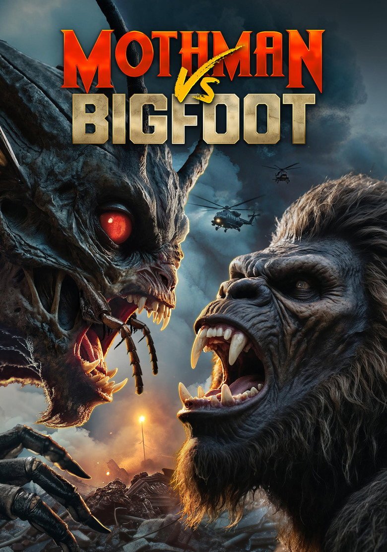 Mothman Vs Bigfoot (2026) official movie poster