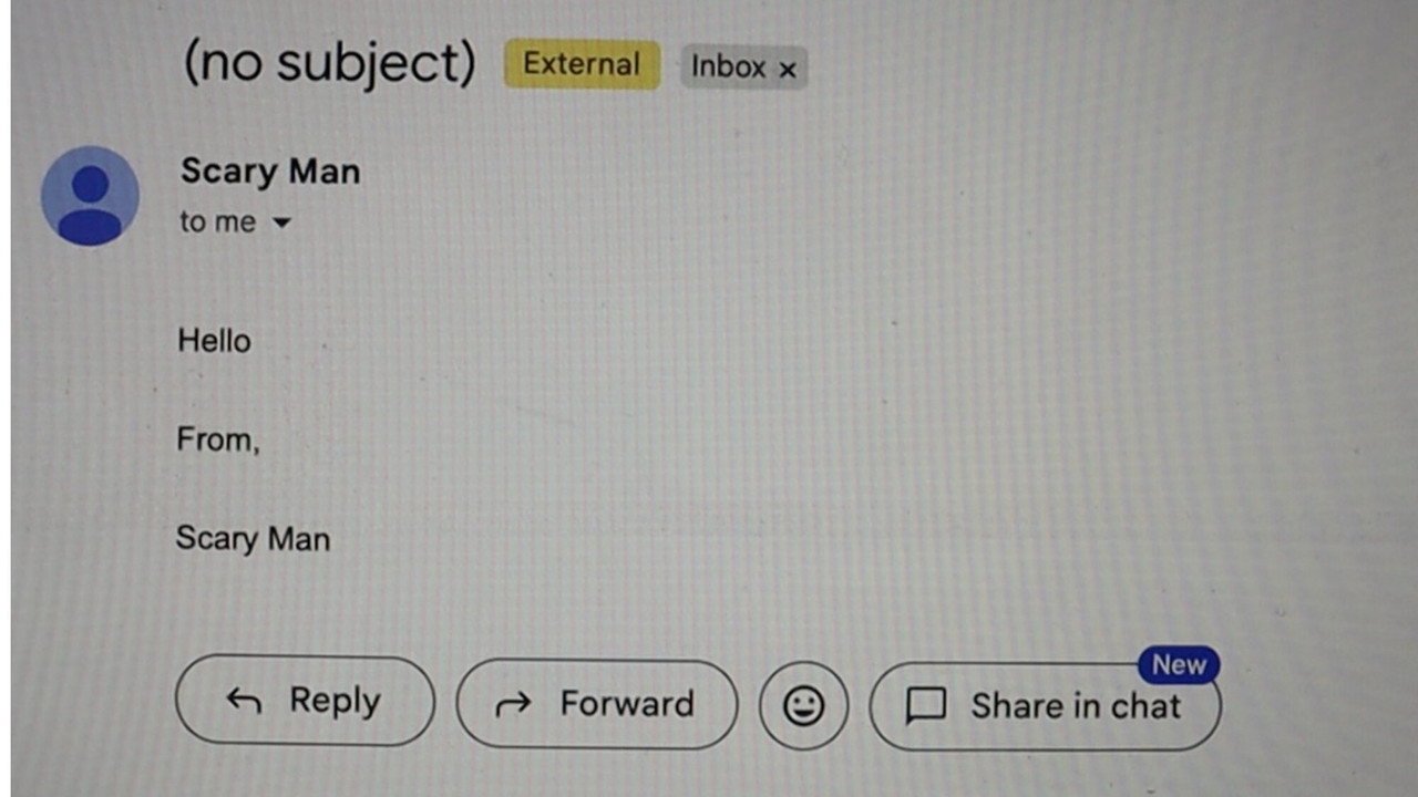 Email (2026) movie scene