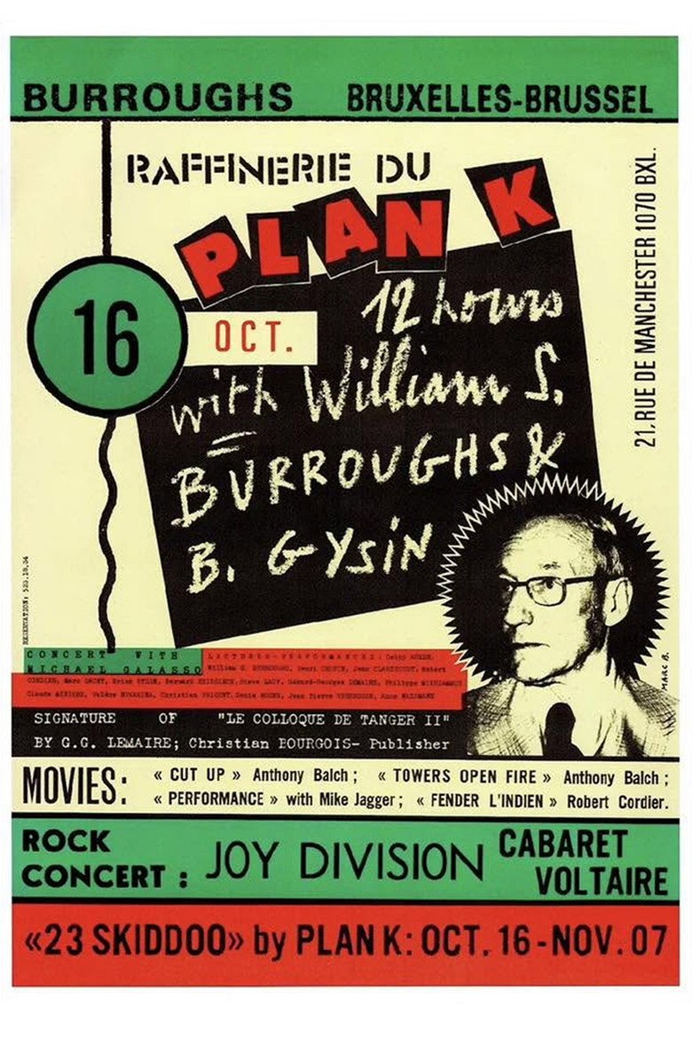 Joy Division: Plan K, Brussels 16th October, 1979 (2026) official movie poster