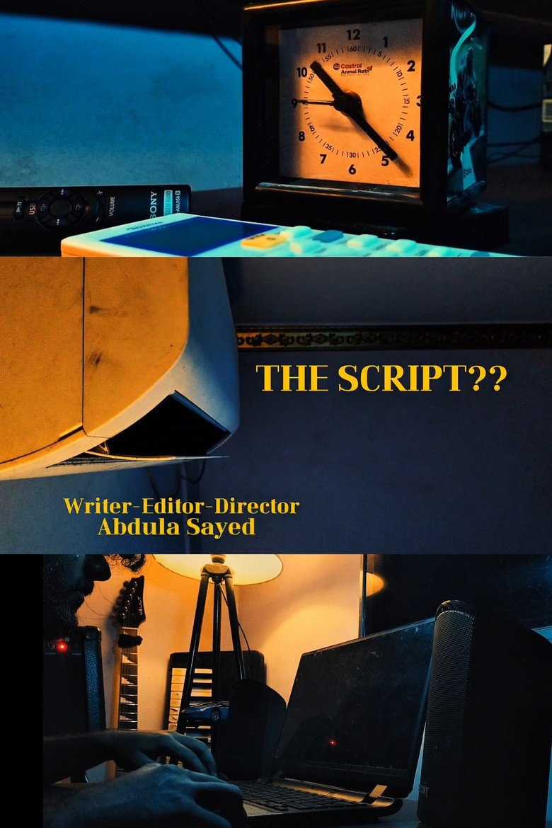THE SCRIPT?? (2026) official movie poster