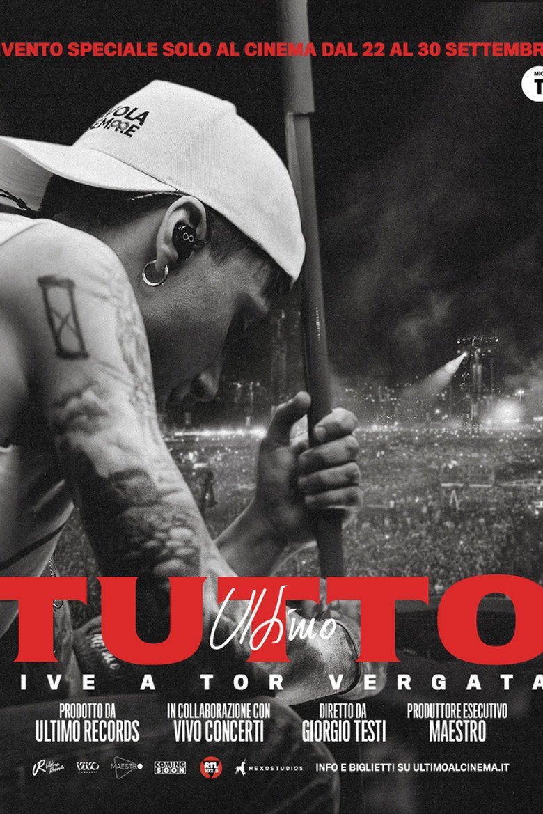 Ultimo - Tutto. Live a Tor Vergata (2026) official movie poster