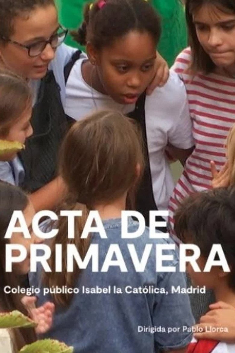 Acta de primavera (2026) official movie poster
