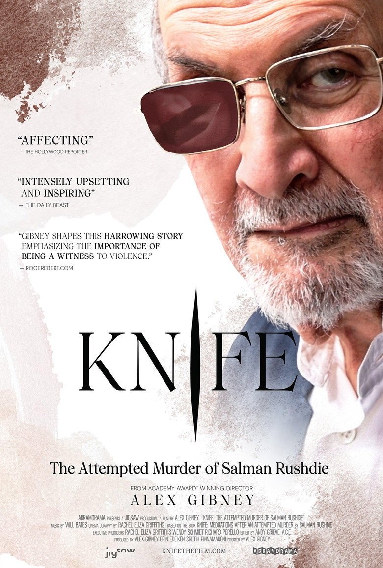 Knife: The Attempted Murder of Salman Rushdie (2026) official movie poster