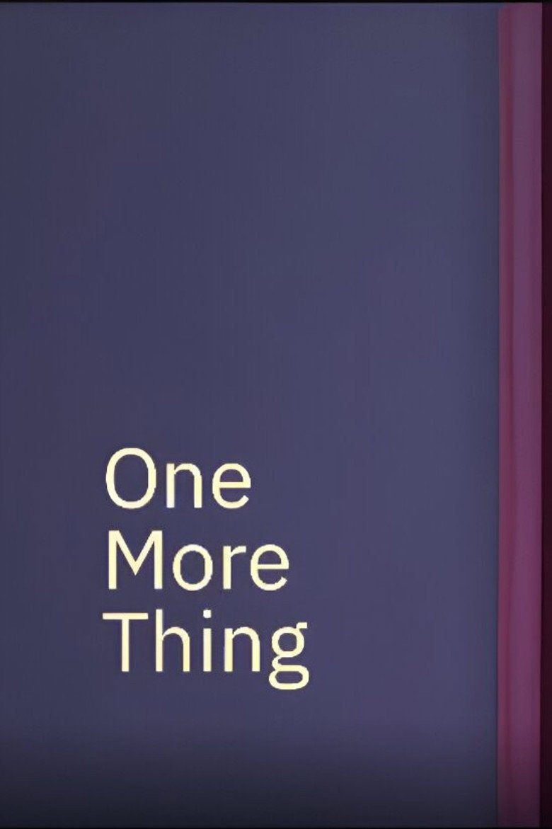 One More Thing (2026) official movie poster