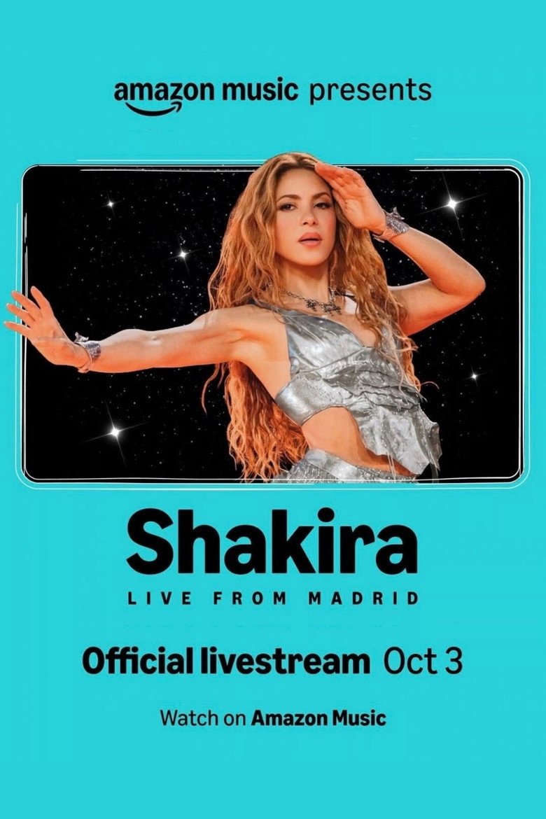 Shakira: Live from Madrid (2026) official movie poster