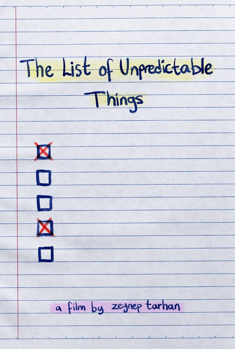 The List of Unpredictable Things (2026) official movie poster