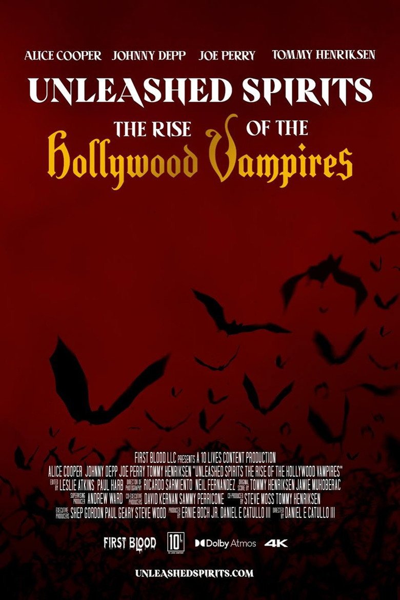 Unleashed Spirits: The Rise of the Hollywood Vampires (2026) official movie poster